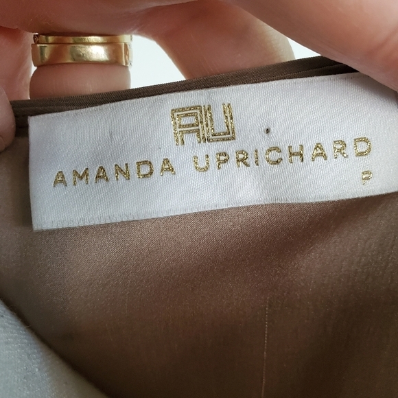 Revolve | Amanda Uprichard Long Sleeved Silk Foldover Dress - Picture 9 of 11